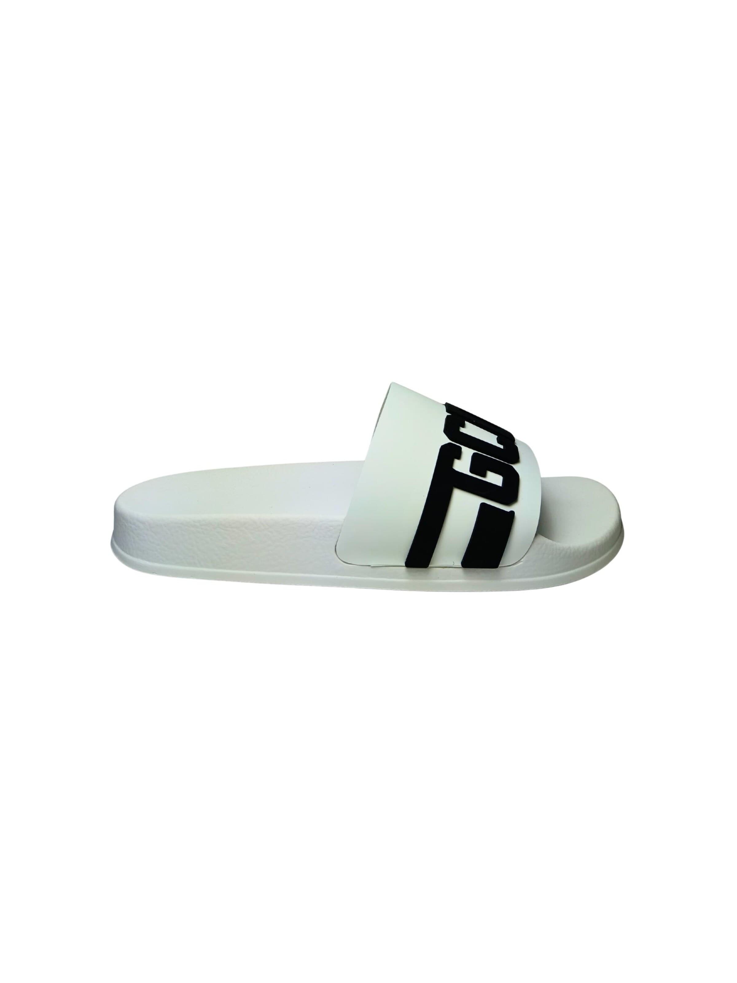 GCDS Mule in White: front