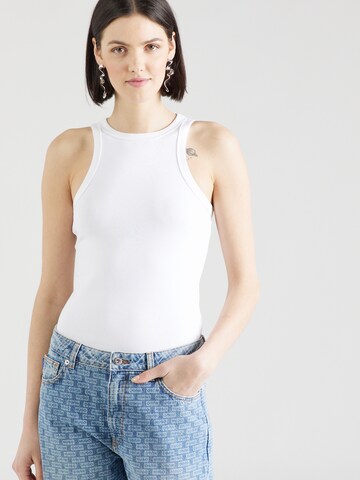 HUGO Top in White: front