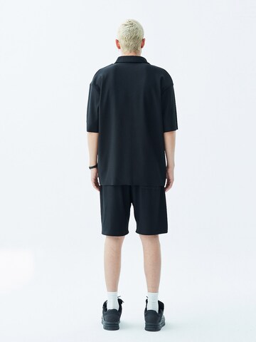 Comfort fit Camicia 'Reunion' di VAMOS CLO in nero