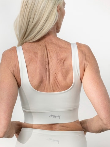 Bustino Reggiseno sportivo 'Bustier' di Hey Honey in bianco