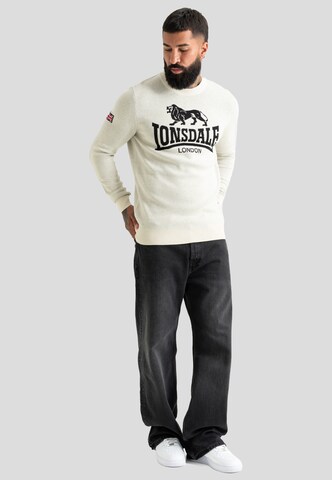 Lonsdale London Sweter 'Swanscombe' w kolorze beżowy
