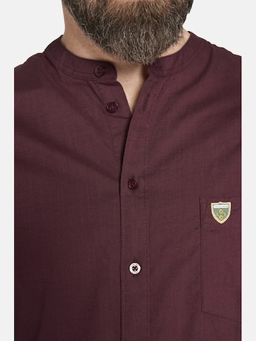 Charles Colby Comfort fit Button Up Shirt ' Duke Tancred ' in Red