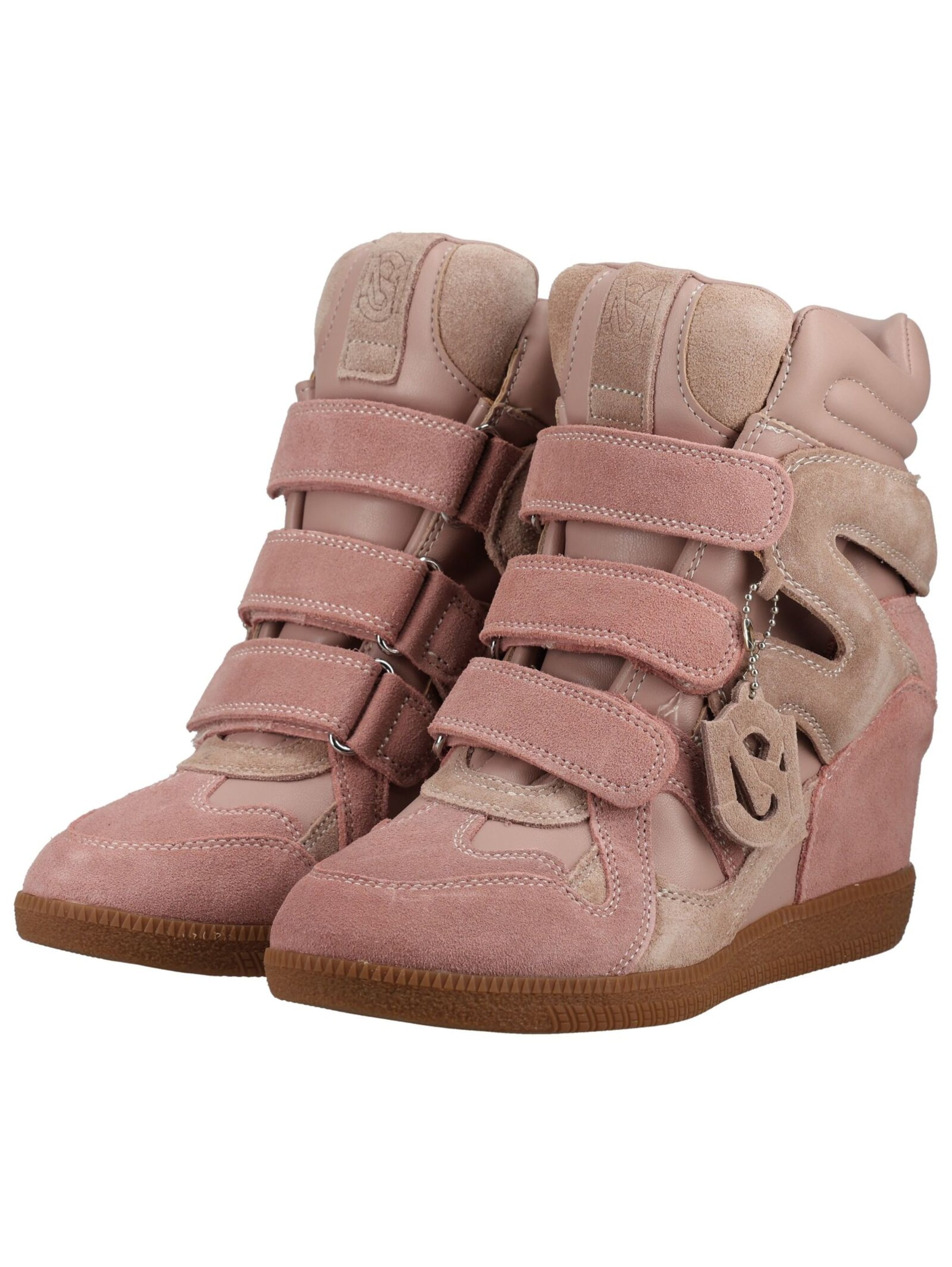 STEVE MADDEN Korkeavartiset tennarit 'Mavis' värissä vaaleanpunainen