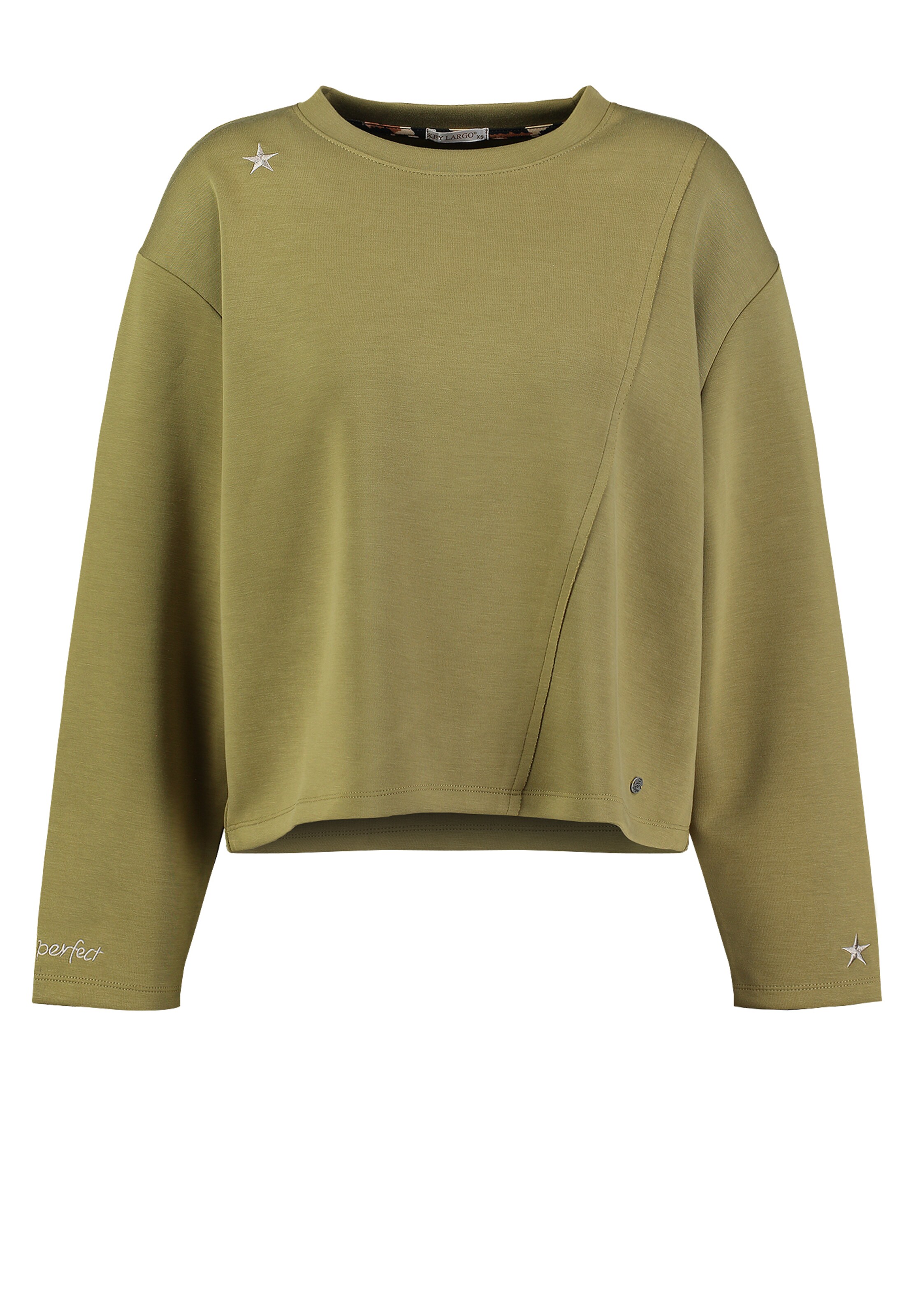 Key Largo Sweatshirt ' SLOPE ' i grön: framsida