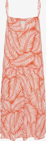 Kaffe Jurk 'Dahlia' in Oranje: voorkant