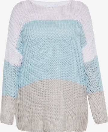 Pull-over usha BLUE LABEL en bleu : devant