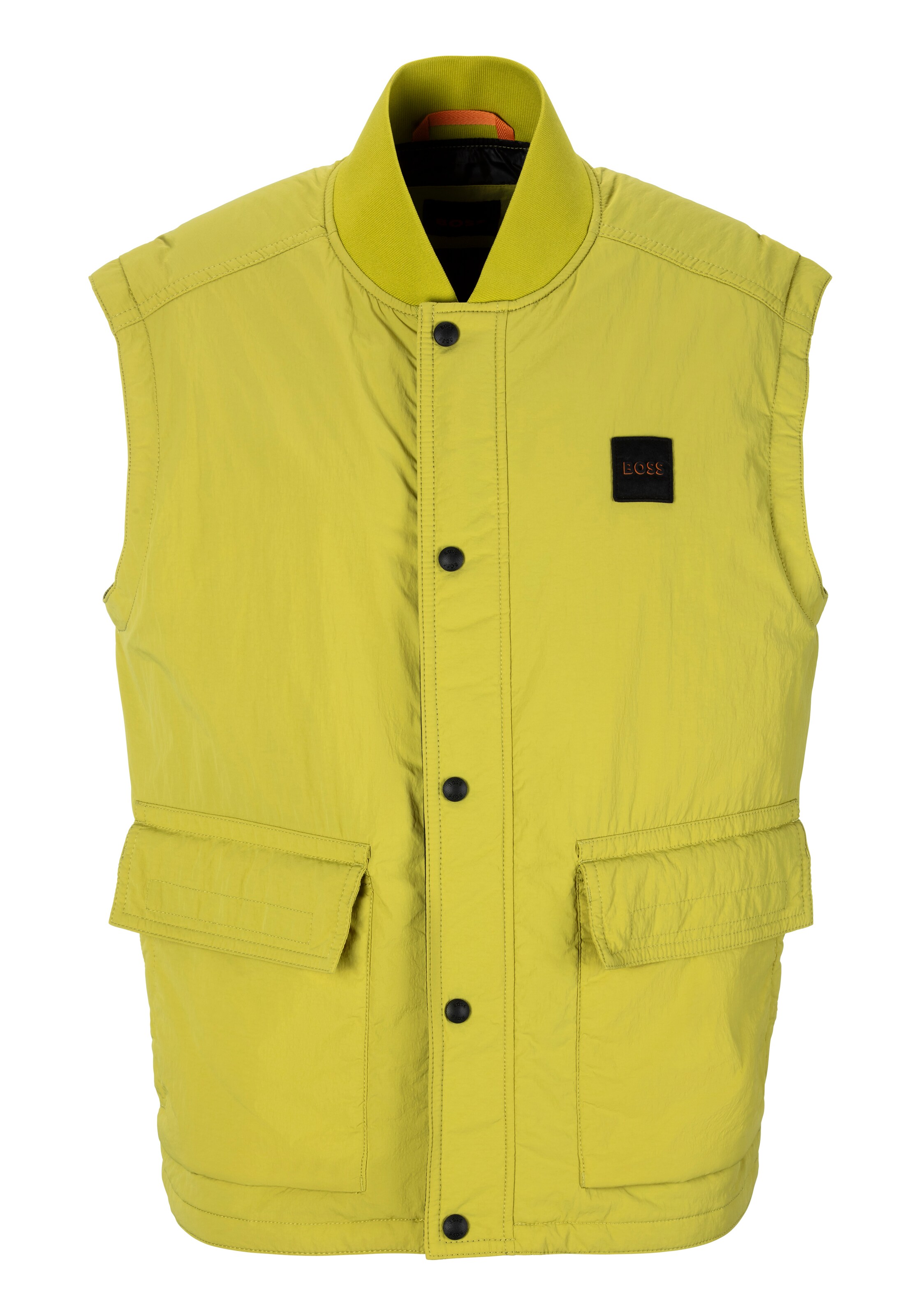 BOSS Vest 'Ocomo1-W' in Green: front