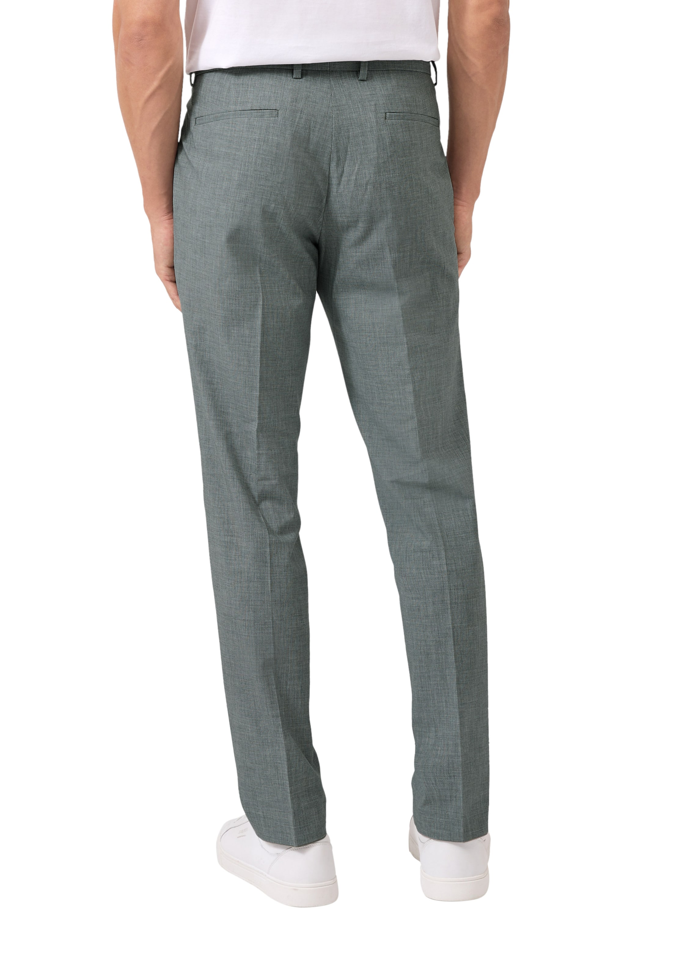 s.OliverSlimfit Hlače ' S.OPURE ' - zelena boja