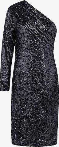 Robe de cocktail faina en noir : devant