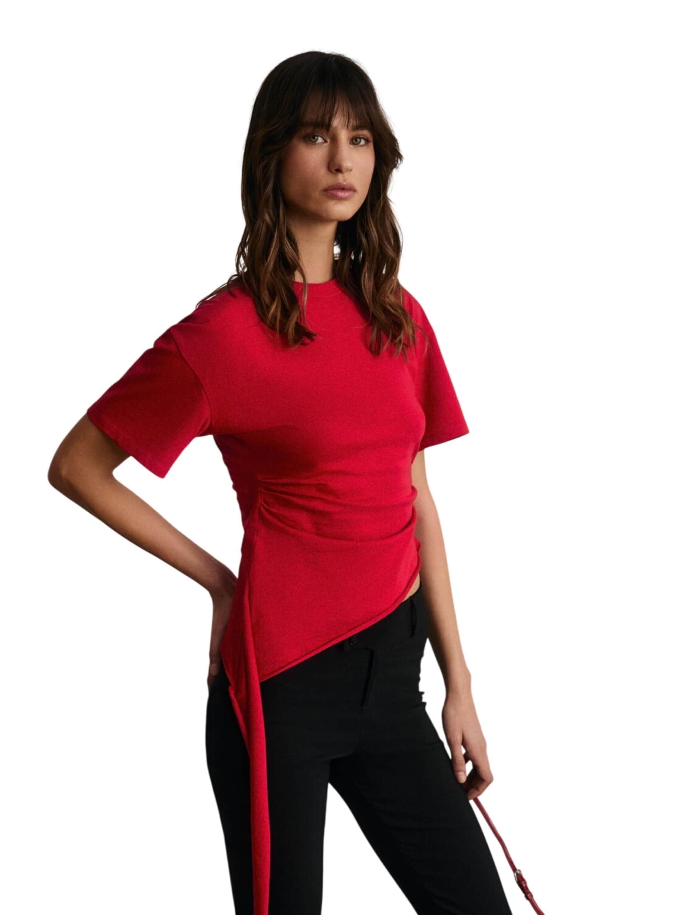 Grimelange Blouse in Red