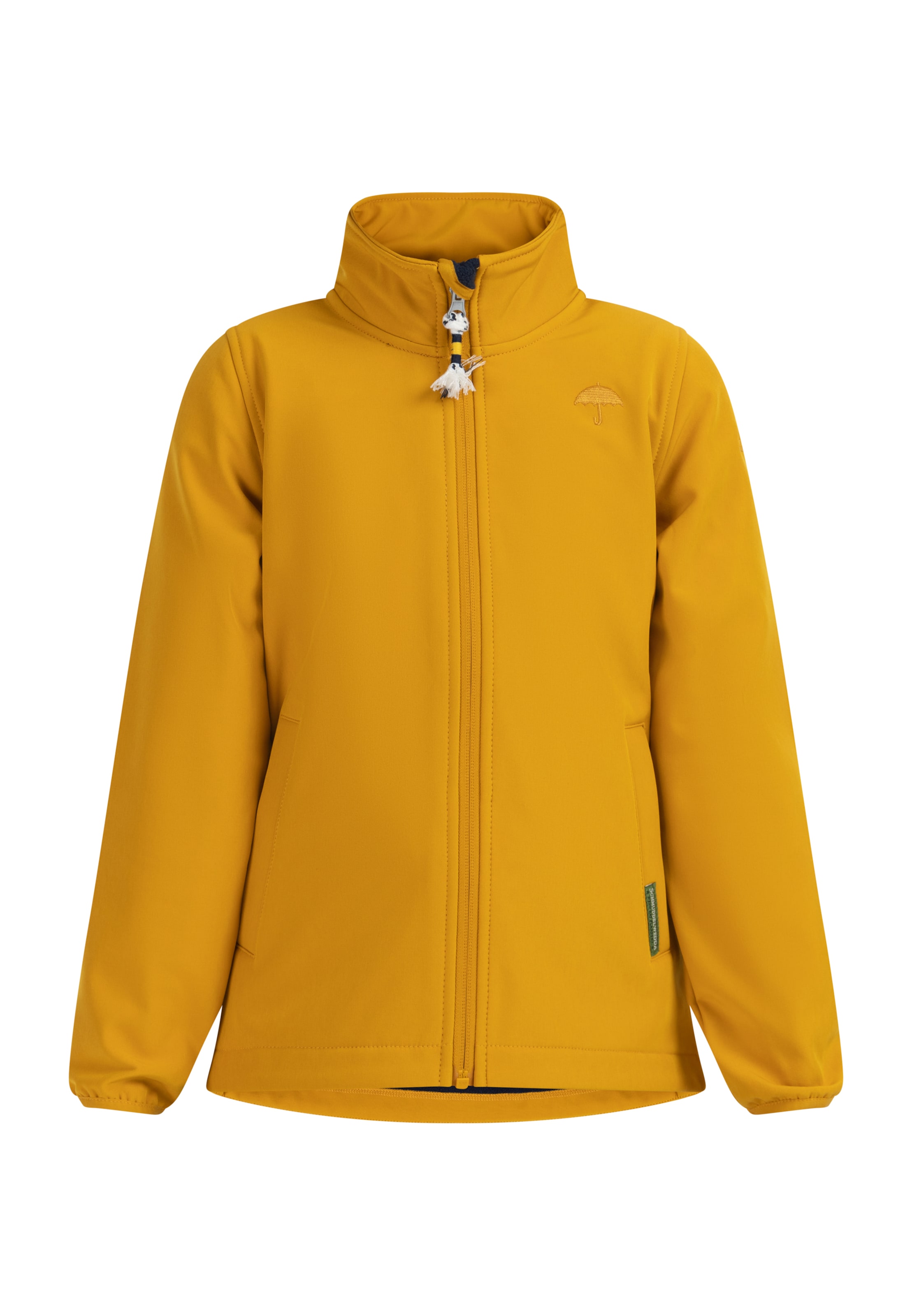 Schmuddelwedda Functionele jas in Geel: voorkant