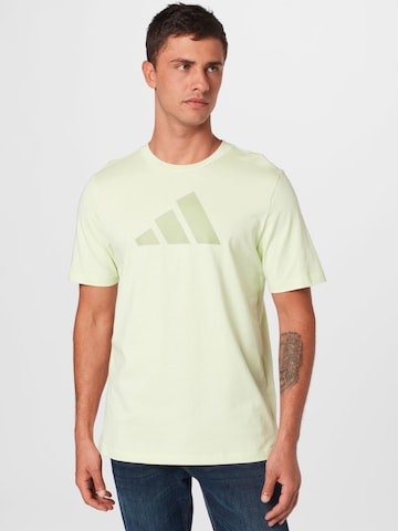 ADIDAS PERFORMANCE Λειτουργικό μπλουζάκι σε πράσινο: μπροστά