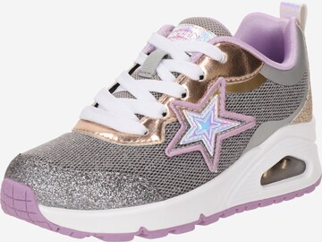 SKECHERS Tenisky 'UNO - STARRY VIBE' - Sivá: predná strana