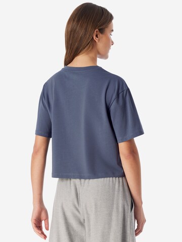 Chemise de nuit 'Mix & Relax' SCHIESSER en bleu