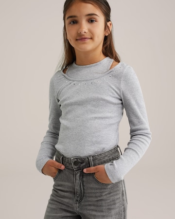 T-Shirt WE Fashion en gris