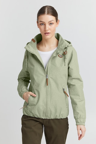 Oxmo Between-Season Jacket 'Tinna' in Green: front