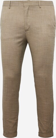 Coupe slim Pantalon chino BURTON MENSWEAR LONDON en beige : devant