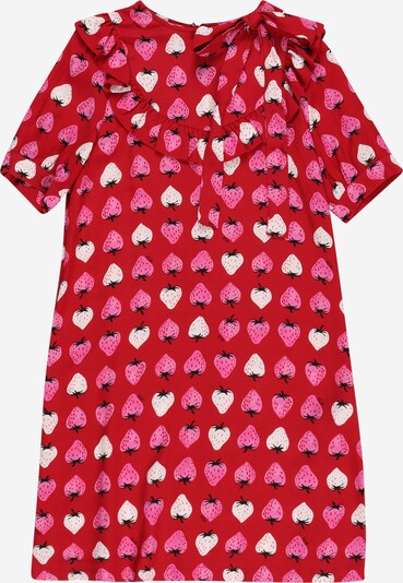 N°21 Kleid in hellpink / rot / schwarz / weiß, Produktansicht