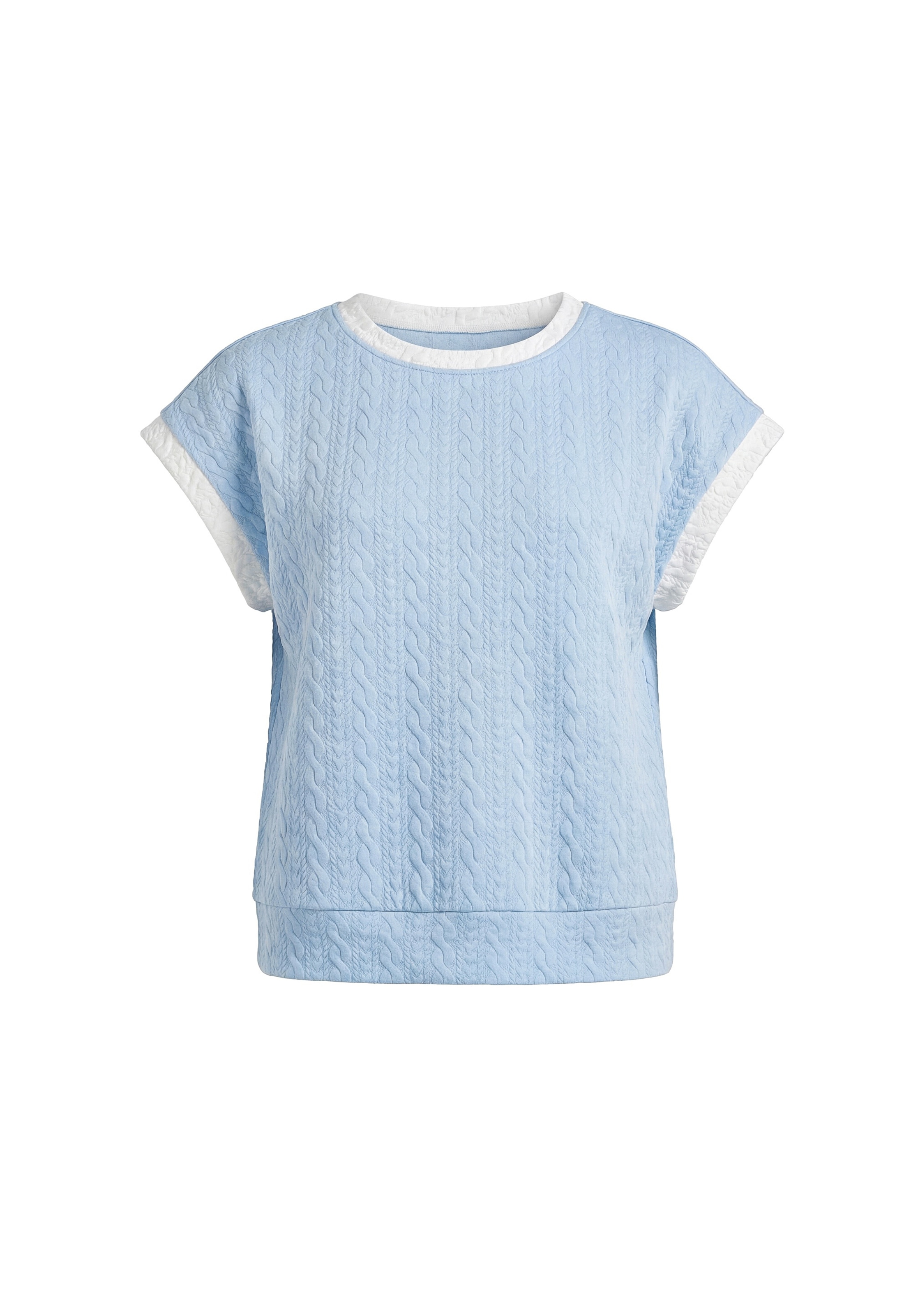 usha BLUE LABEL Trui in Blauw: voorkant