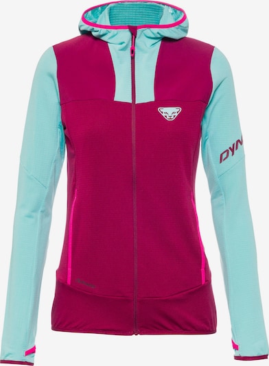 DYNAFIT Athletic Fleece Jacket 'TRAVERSE' in Pink / Bordeaux / natural white, Item view