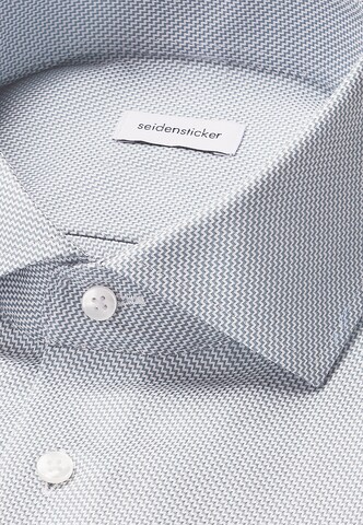 SEIDENSTICKER Slim Fit Businesshemd in Grau