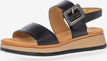 GABOR Sandals in Black: front