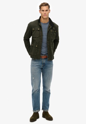 Veste mi-saison Superdry en vert