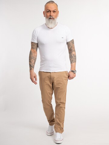 Indumentum Regular Chino Pants in Beige