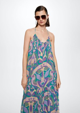 MANGO Summer Dress 'Tera' in Green