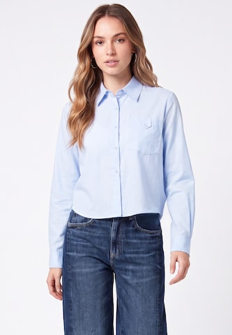 MYMO - Blusa em azul: frente