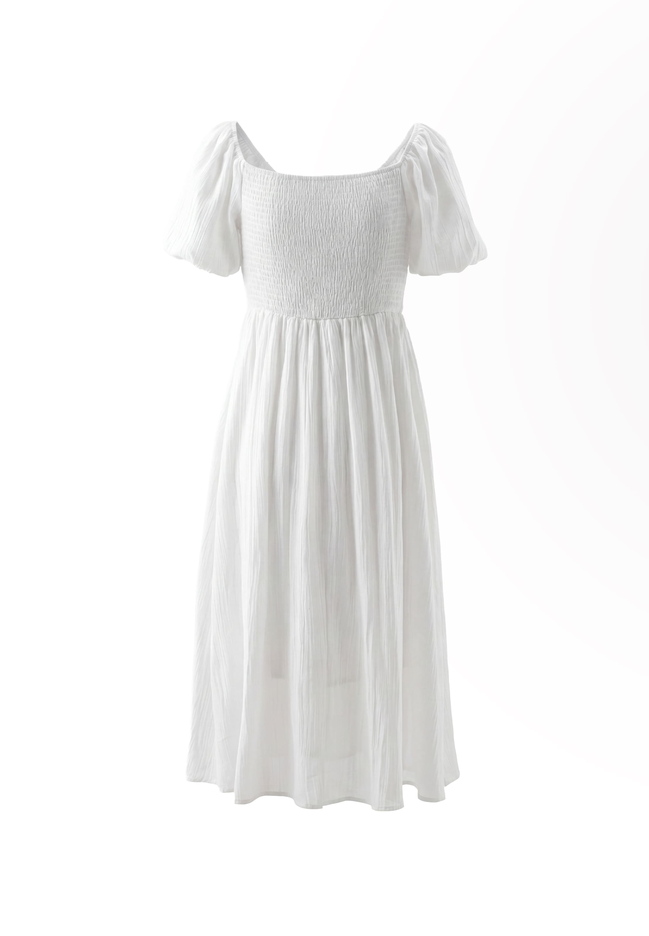 IZIA - Vestido 'Boho Colorful' en blanco