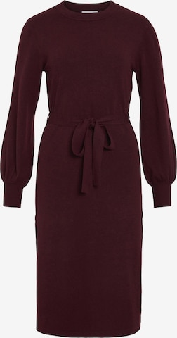 VILA Knit dress in Red: front