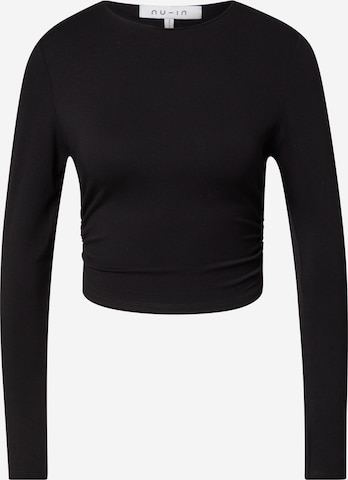 NU-IN Μπλουζάκι σε μαύρο: μπροστά