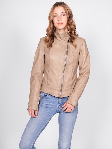 FREAKY NATION Between-Season Jacket ' Klea' in Brown: front