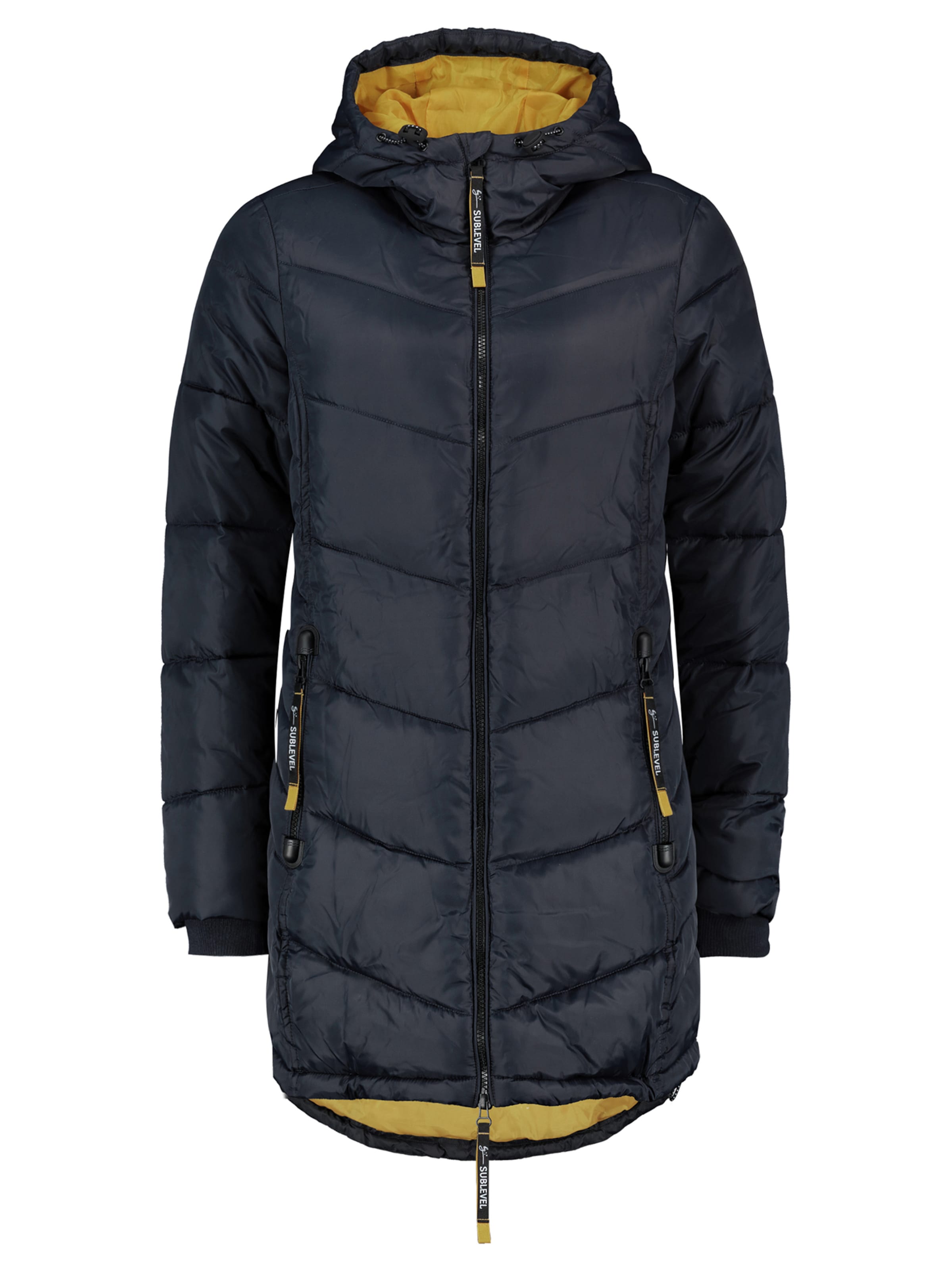 Sublevel Wintermantel in Blauw: voorkant