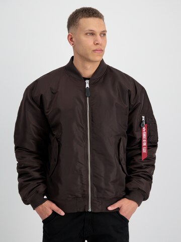 ALPHA INDUSTRIES Kevad-sügisjope, värv pruun: eest vaates