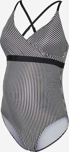 MAMALICIOUS Maillot de bain 'Serena' en noir / blanc, Vue avec produit