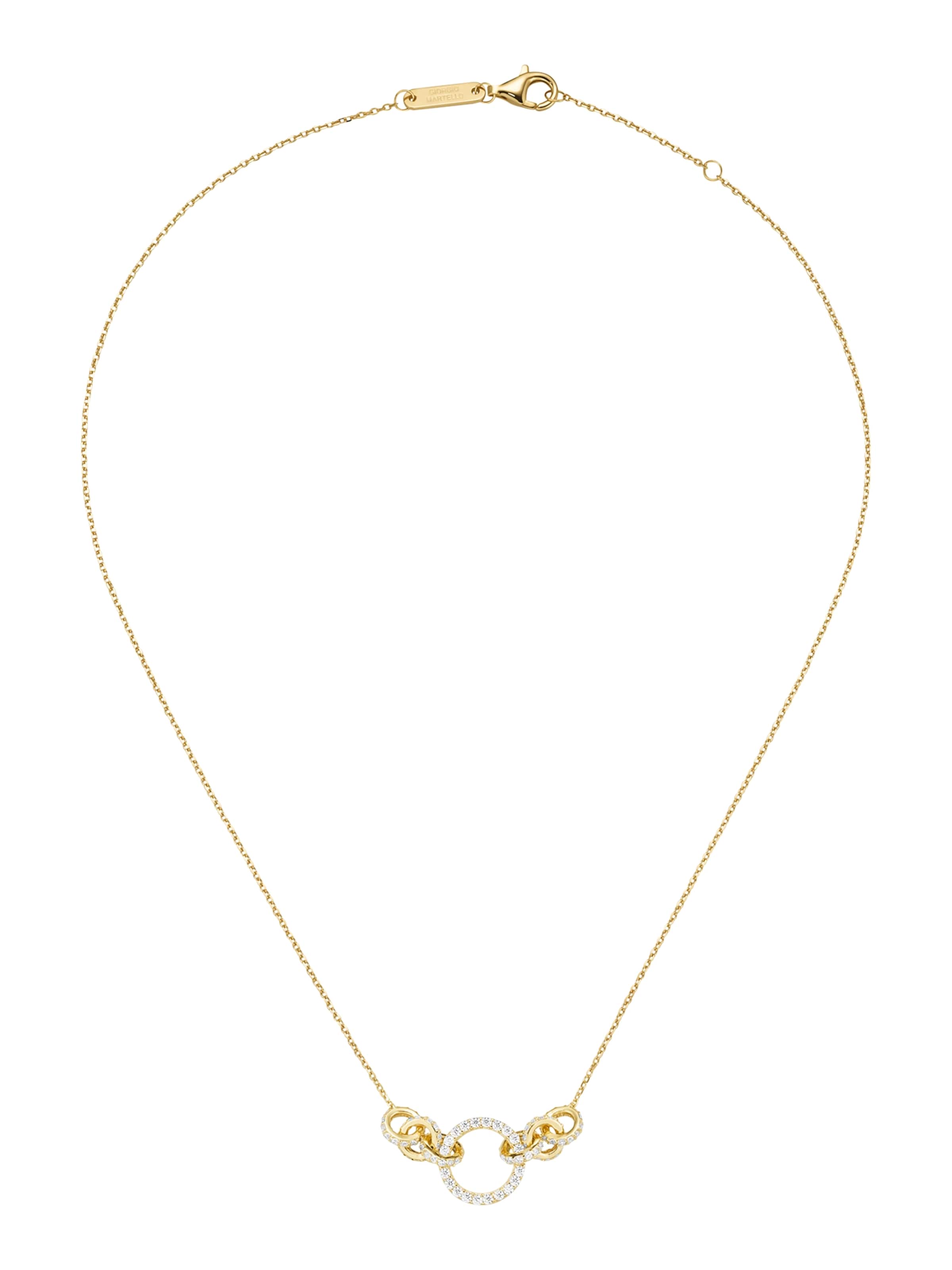 Giorgio Martello Milano Ketting in Goud: voorkant