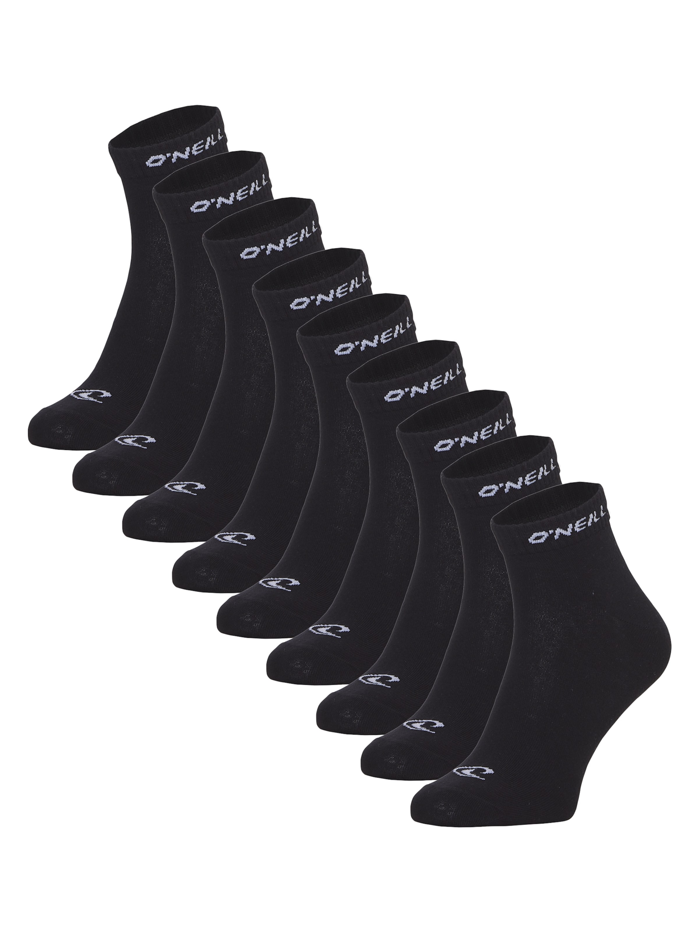 O'NEILL Ankle socks 'Unisex Quarter Socks' in Black: front