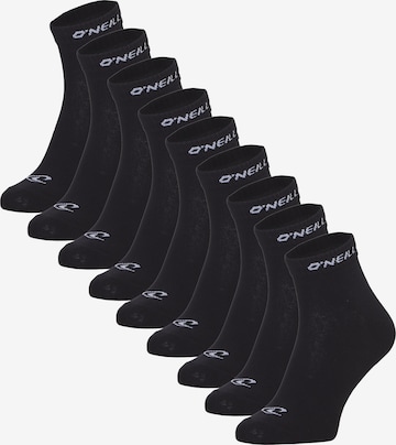 O'NEILL Ankle socks 'Unisex Quarter Socks' in Black: front