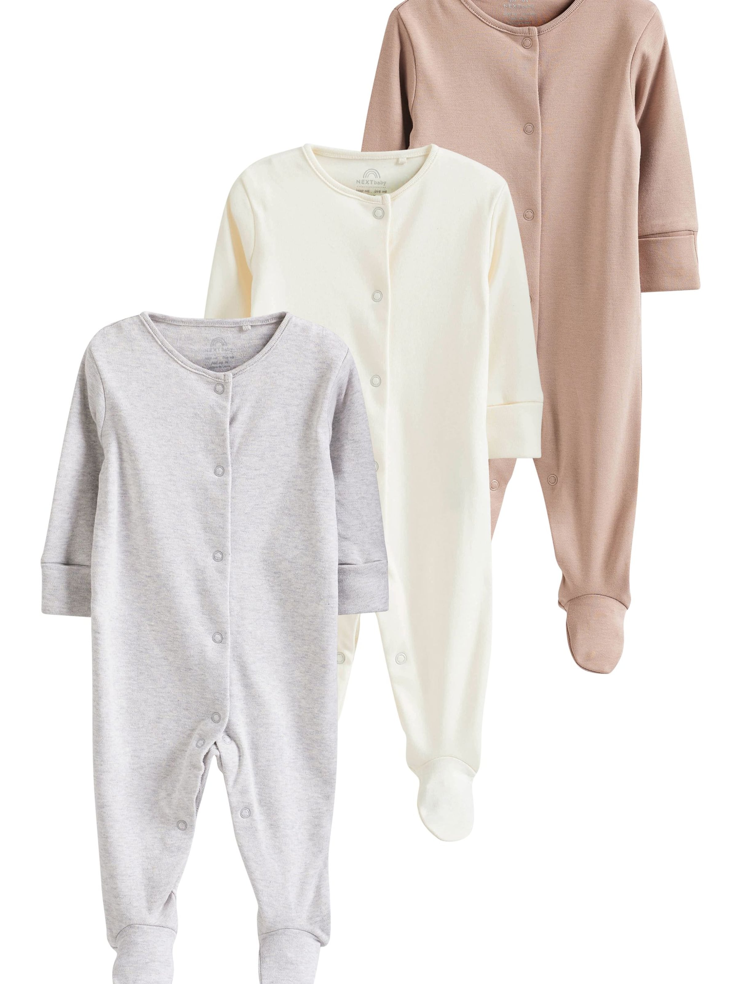 Next Pyžamo – béžová: přední strana