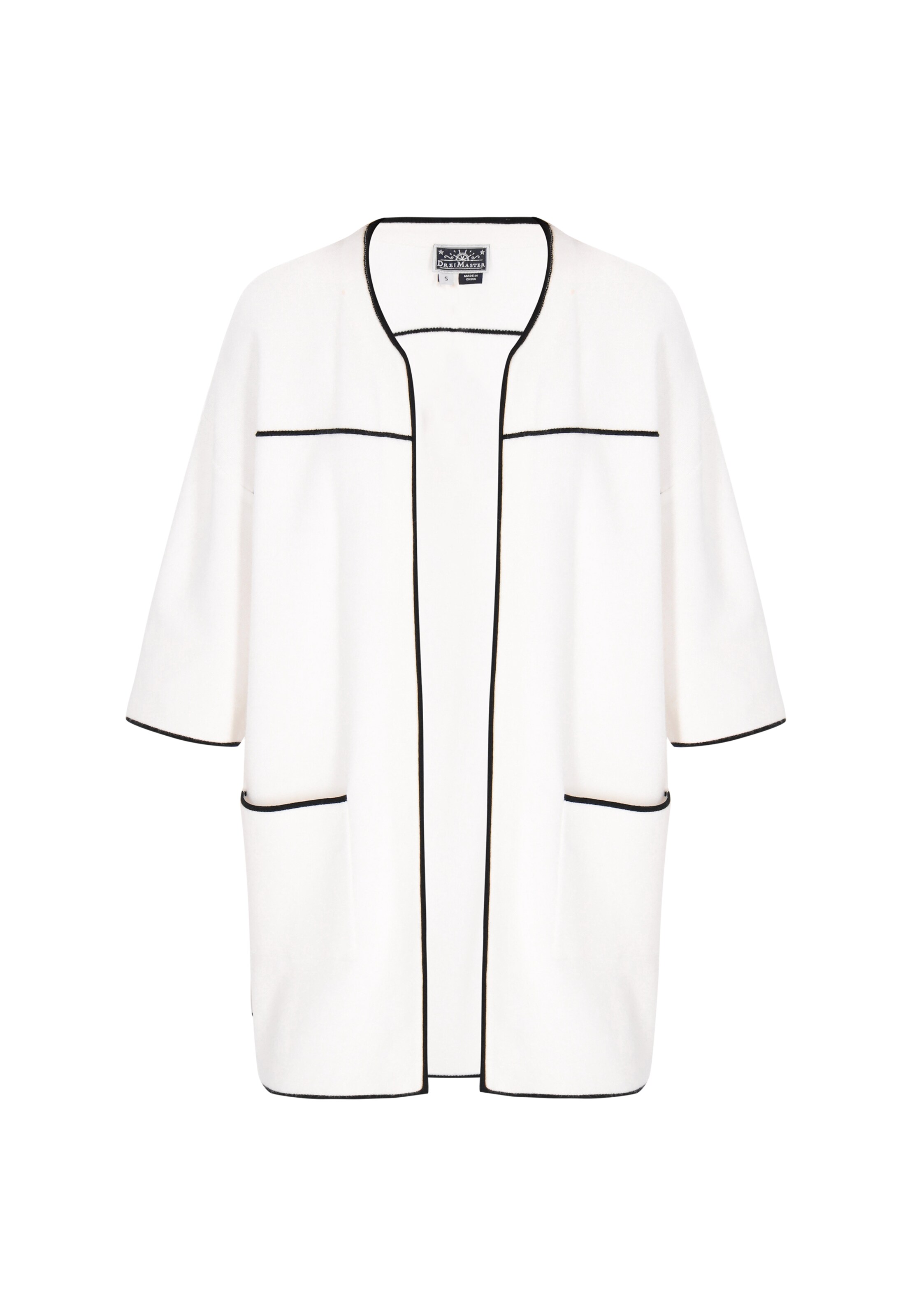 DreiMaster Maritim Kardigán - fehér: elől