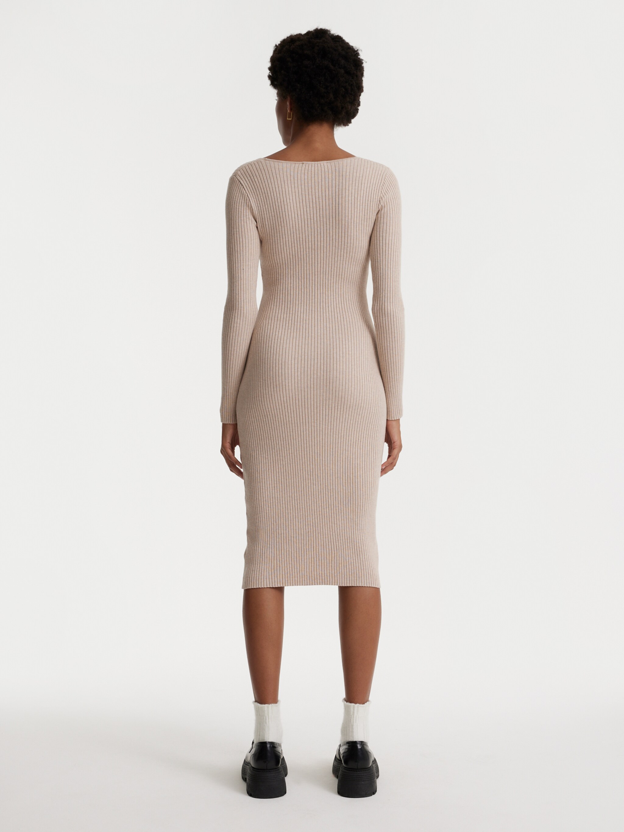 EDITED Producten Jurk 'JUNA' Beige