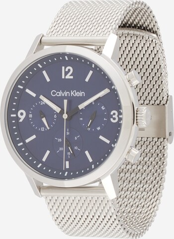 Calvin Klein Аналогов часовник 'GAUGE' в сребърно: отпред
