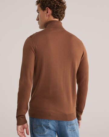 WE Fashion - Jersey en marrón