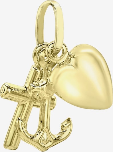 Lucardi Anhänger 'Klassisch' in gold, Produktansicht