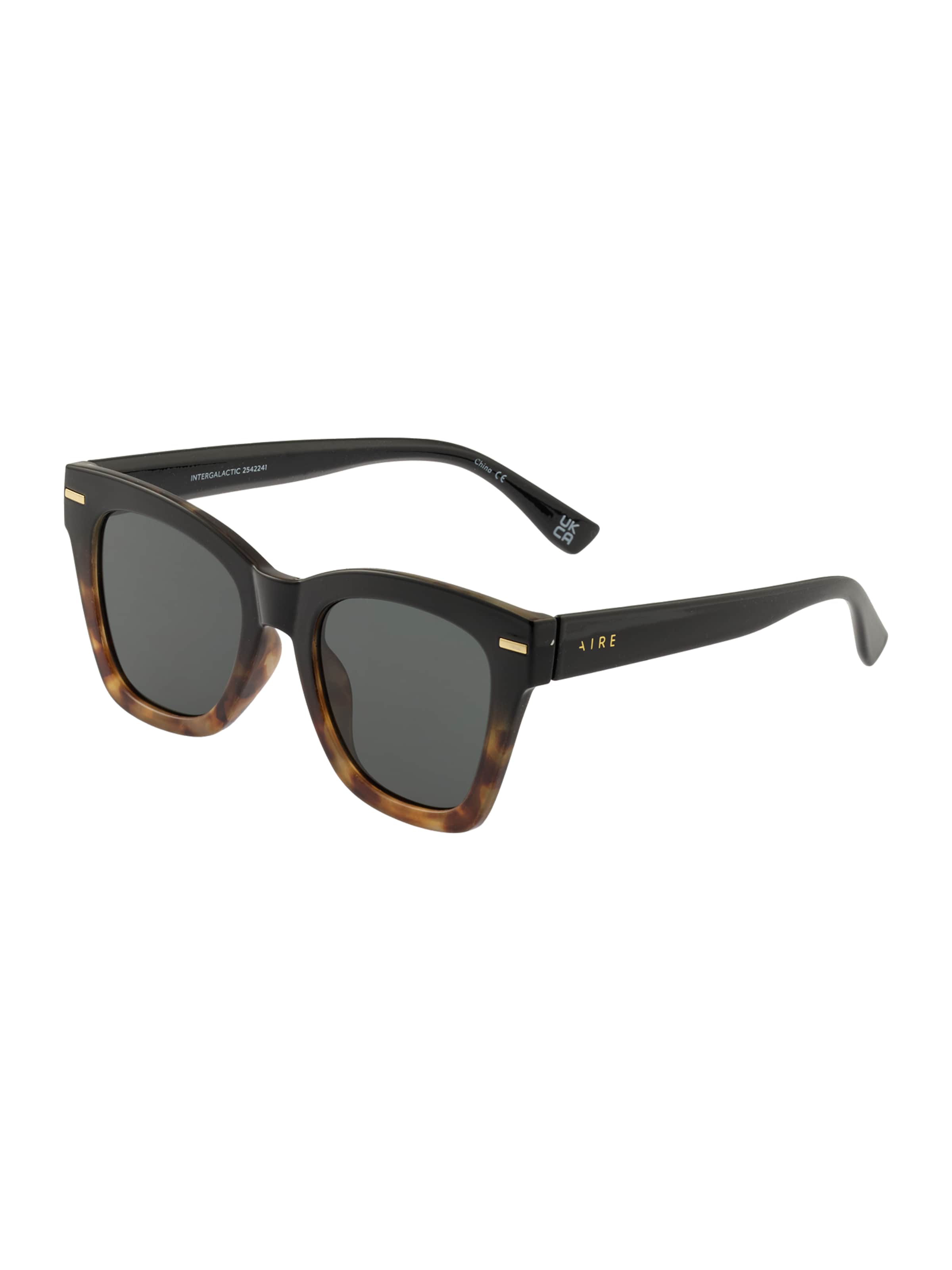 Aire Sunglasses 'INTERGALACTIC' in Black: front