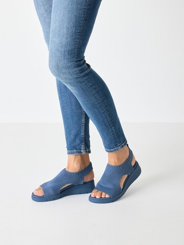 Sandales Tamaris en bleu