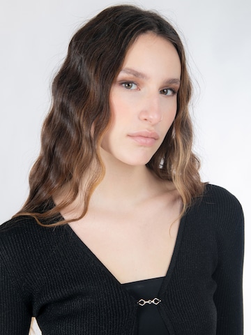 Influencer Knit cardigan in Black