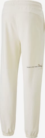 PUMA Tapered Pants in White
